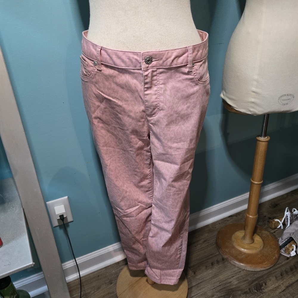 What a Fun Pair of Lascana Pink Animal Print Jeans